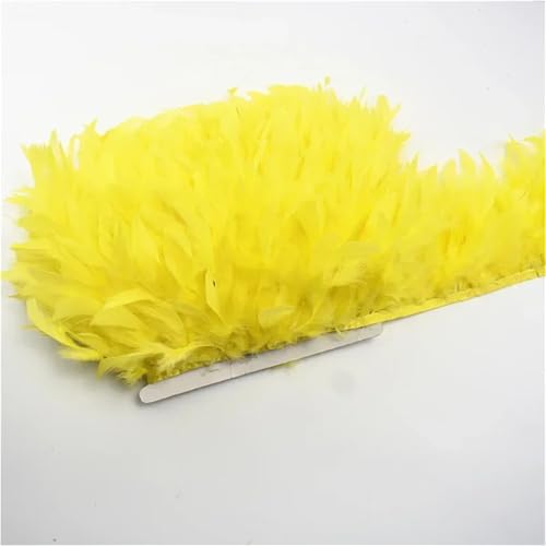 10 Meter Spule flauschiger Quasten-Fransen, 12–15 cm breit, ein weiches Band in mehreren Farben zum Nähen von Besätzen und Kleiderdekoration von Generisch