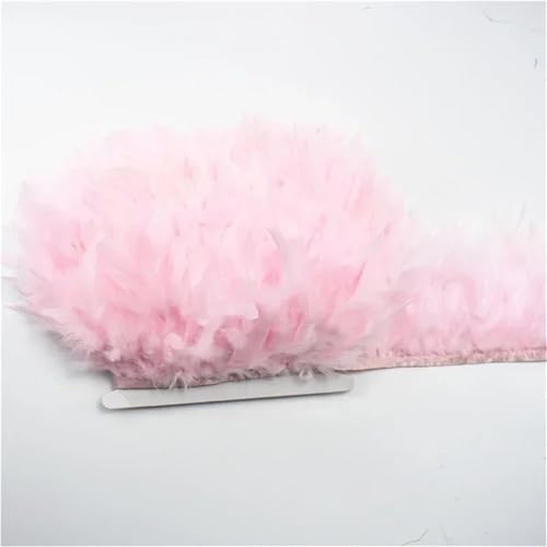 10 Meter Spule flauschiger Quasten-Fransen, 12–15 cm breit, ein weiches Band in mehreren Farben zum Nähen von Besätzen und Kleiderdekoration von Generisch