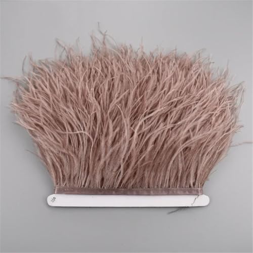 10 Meter Straußenfeder-Band, 10-15 cm, Quaste, Fransenbordüre, Kleidung, Nähzubehör, 8 Stück 10 Meter Straußenfeder-Band, 10-15 cm, Quaste, Fransenbordüre, Kleidung, Nähzubehör, 8 Stück von Generisch