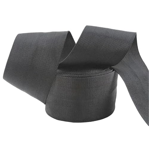10 Meter schwarzes Polyester-Gurtband, 20–100 mm Breite, Rucksackgurtmaterial, Haustierhalsband, Nähen, Schrägband, Zubehör(100mm) von Generisch
