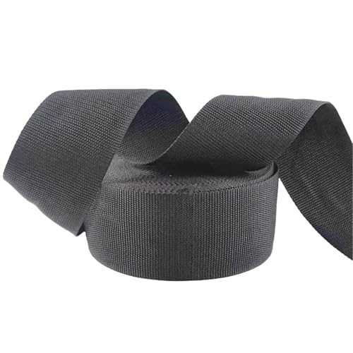 10 Meter schwarzes Polyester-Gurtband, 20–100 mm Breite, Rucksackgurtmaterial, Haustierhalsband, Nähen, Schrägband, Zubehör(70mm) von Generisch