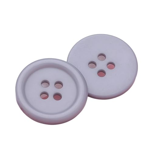 10 Stück 9–30 mm runde Harzknöpfe für handgefertigte DIY-Scrapbooking-Bastelarbeiten, Nähzubehör, Kleidung, Pullover, Mantelzubehör(Multi-Colored,40L 25.0 MM) von Generisch