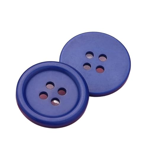 10 Stück 9–30 mm runde Harzknöpfe für handgefertigte DIY-Scrapbooking-Bastelarbeiten, Nähzubehör, Kleidung, Pullover, Mantelzubehör(Transparent,44L 28.0 MM) von Generisch