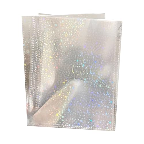 10 Stück A5 Pockets Klarsichthüllen Ringbuch A5 Ohne Zipper Ordner A5 Prospekthüllen Budget Zipless Umschläge Ringordner Bindertaschen A5 Schutzhülle Mit 6 Löchern Kunststoff (G, One Size) von Generisch