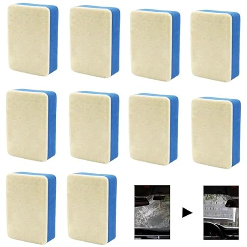 10 Stück Glas Schwamm Fensterscheiben, Auto Polierpads, Glasschwamm Zum Fensterputzen, Glas Ölfilm Entfernung Tücher, Glasölfilm-Reinigungstuch, Dekontaminations Auto Reinigung Werkzeug Zubehör 10 Stück Glas Schwamm Fensterscheiben, Auto Polierpads, Glasschwamm Zum Fensterputzen, Glas Ölfilm Entfernung Tücher, Glasölfilm-Reinigungstuch, Dekontaminations Auto Reinigung Werkzeug Zubehör von Generisch