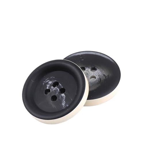 10 Stück Harzknöpfe mit 4 Löchern für Nähen, dekorative Kunststoffknöpfe, Größe, komplettes DIY-Zubehör(NK048-13,25mm) von Generisch