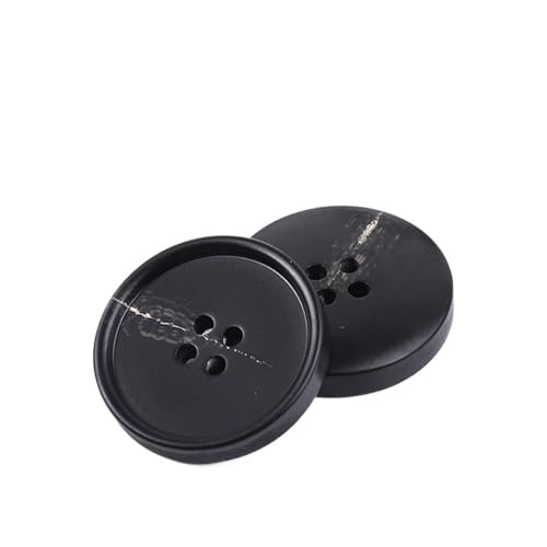 10 Stück Harzknöpfe mit 4 Löchern für Nähen, dekorative Kunststoffknöpfe, Größe, komplettes DIY-Zubehör(NK048-19,15mm) von Generisch