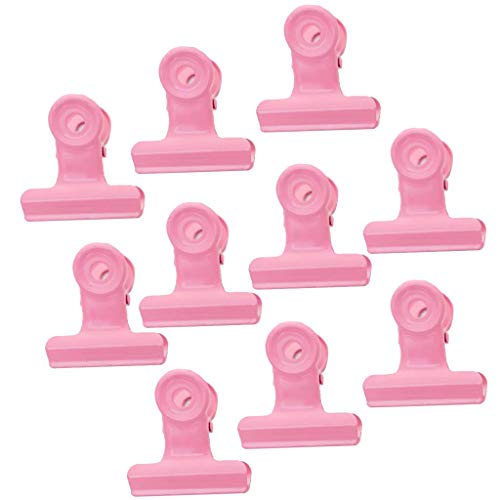 10 Stück Metall-Scharnier-Clips Bulldogge Büroklammer/Aktenbinder-Clips rosa Haltbarkeit 10 Stück Metall-Scharnier-Clips Bulldogge Büroklammer/Aktenbinder-Clips rosa Haltbarkeit von Generisch