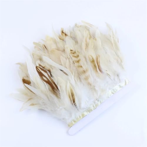10 m Hahn-Hühnerfeder-Bordüre, 10-15 cm, natürliche weiße Feder mit Band zum Nähen von Kleid, Kleidung, 2 10-15 cm 10 m Hahn-Hühnerfeder-Bordüre, 10-15 cm, natürliche weiße Feder mit Band zum Nähen von Kleid, Kleidung, 2 10-15 cm von Generisch