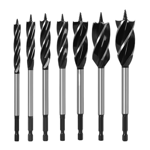 10 mm ~ 35 mm Fried Dough Twists Bit Anzug for Zimmerei, schnelles Schneiden, Spiralbohrer, Zimmerei, Zimmerei, Zimmerei, Zimmerei, Zimmerei, Werkzeug-Bit(24mm) von Generisch