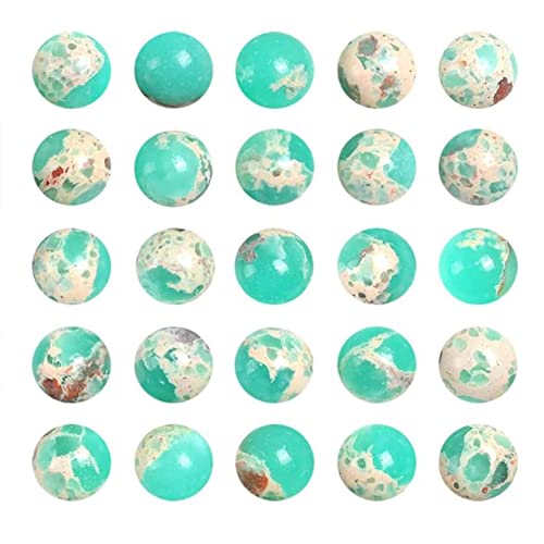 10 mm natürlicher grüner Edelstein, rund, lose Perlen, Kristallstein, Armband, Halskette, Zubehör, Basteln für Schmuckherstellung, DIY, 1 Strang, 38,1 cm 10 mm natürlicher grüner Edelstein, rund, lose Perlen, Kristallstein, Armband, Halskette, Zubehör, Basteln für Schmuckherstellung, DIY, 1 Strang, 38,1 cm von Generisch