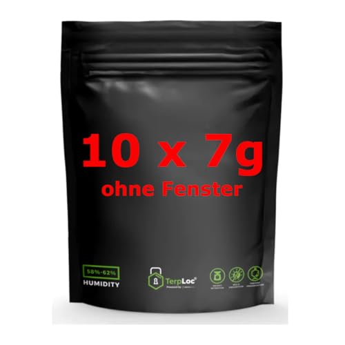 10 x 7g Grove Bags Terploc OHNE Fenster, Luftdichte Aufbewahrungsbeutel mit Feuchtigkeits- und Geruchskontrolle +UV-Schutz 10 x 7g Grove Bags Terploc OHNE Fenster, Luftdichte Aufbewahrungsbeutel mit Feuchtigkeits- und Geruchskontrolle +UV-Schutz von Generisch