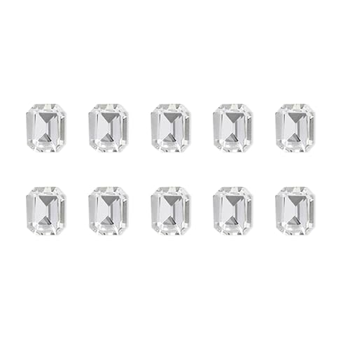 10 x Charms unregelmäßige Form Nägel Kunst Charms Spitze Unterseite Strass Charms Nägel Dekorationen 10 x Charms unregelmäßige Form Nägel Kunst Charms Spitze Unterseite Strass Charms Nägel Dekorationen von Generisch