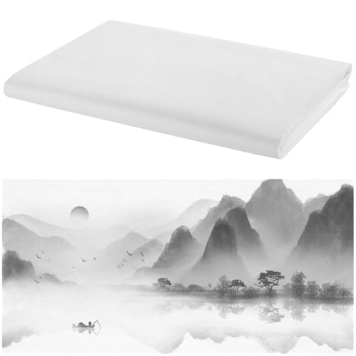 100 Blatt chinesisches Papier für Kalligraphie und Tuschemalerei, 34 x 69 cm – Premium-Reispapier für Sumi-Pinselkunst 100 Blatt chinesisches Papier für Kalligraphie und Tuschemalerei, 34 x 69 cm – Premium-Reispapier für Sumi-Pinselkunst von Generisch