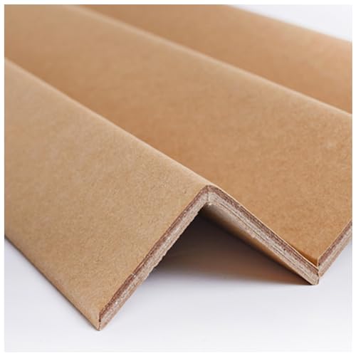 100 Stück Kantenschutz aus Karton, L-förmig, Anti-Kollisions-Ecken für sichere Verpackung, ideal für Ladungs- und Möbelschutz von Generisch