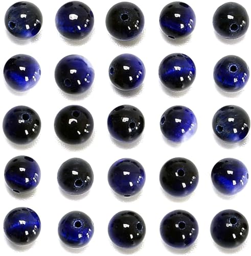100 Stück Original natürlicher Saphir Tigerauge runde lose Edelsteine 10 mm Perlen 100 Stück Original natürlicher Saphir Tigerauge runde lose Edelsteine 10 mm Perlen von Generisch