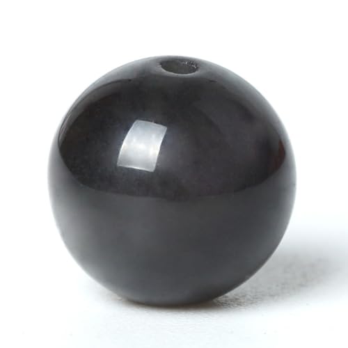 100 Stück natürliche bunte Obsidian-Perlen, rund, lose Edelsteine, Energie-Heilperlen, 1 mm Loch, glatte Perlen für Armbänder, Halsketten, Ohrringe, Schmuckherstellung, 100 Stück von Generisch