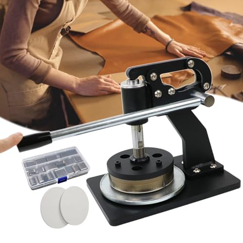 100 cm² Handpresse, rund, Probenahme Durchmesser 11,2 cm, Kreis-Probenschneider, 0-10 mm Schnittstärke, für Folie/Papier/Stoff/Wolle/Leder, mit 2 Pads 100 cm² Handpresse, rund, Probenahme Durchmesser 11,2 cm, Kreis-Probenschneider, 0-10 mm Schnittstärke, für Folie/Papier/Stoff/Wolle/Leder, mit 2 Pads von Generisch