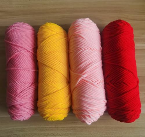 100 g Knäuel mit verschiedenen Tufting-Garnen, farbiges Milch-Baumwollgarn-Set, 8-fädiges Strickgarn für Tuftingpistole und Stanznadel, Häkelnadel-Garn für Teppichherstellung, 3 mm Linie 100 g Knäuel mit verschiedenen Tufting-Garnen, farbiges Milch-Baumwollgarn-Set, 8-fädiges Strickgarn für Tuftingpistole und Stanznadel, Häkelnadel-Garn für Teppichherstellung, 3 mm Linie von Generisch