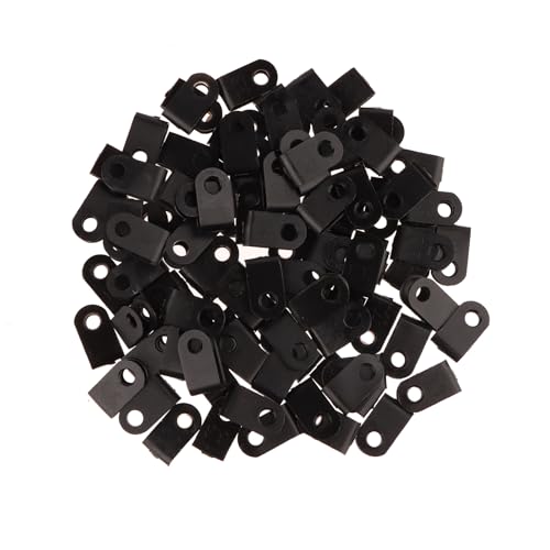 100 teile/paket Kabel clips, U-Typ/R-Typ Nylon klemme Kunststoff weiß, schwarze Schlauch befestigungen, langlebige Hardware-Elektro draht management 100 teile/paket Kabel clips, U-Typ/R-Typ Nylon klemme Kunststoff weiß, schwarze Schlauch befestigungen, langlebige Hardware-Elektro draht management von Generisch