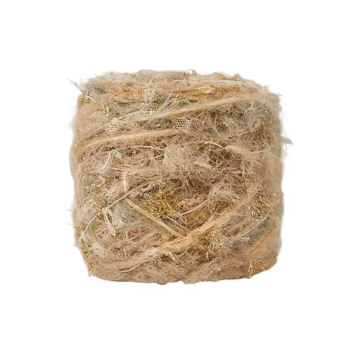 100G Schals Garn weich gemischt Handmischung Handgewebter Erwachsener Pullover Schal Tasche Mädchen Herz Mischstrickgarn Wolle (H) von Generisch