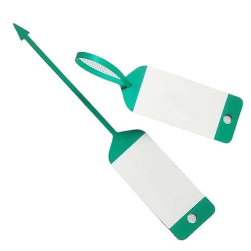 100pcs Car Key Hang Tags Blank Waterproof Paper Label for 4S Automobile Stores Repair Service Garment Tags(Green) von Generisch