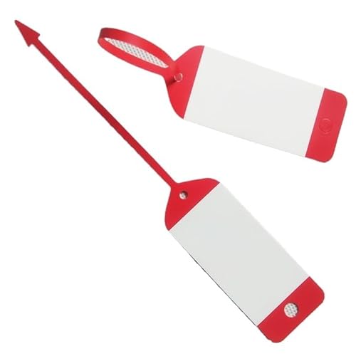 100pcs Car Key Hang Tags Blank Waterproof Paper Label for 4S Automobile Stores Repair Service Garment Tags(Red) von Generisch