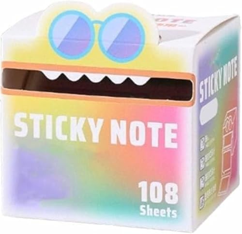 105 Blatt Ausziehbarer Haftnotizblock zum Schreiben, Perlglanz-Notizpapier, Memo-Block, Herausziehbar, Haftnotizen, Farbverlauf, Selbstklebende, Erinnerung an Kühlschränke, Kalender für Schule, Büro 105 Blatt Ausziehbarer Haftnotizblock zum Schreiben, Perlglanz-Notizpapier, Memo-Block, Herausziehbar, Haftnotizen, Farbverlauf, Selbstklebende, Erinnerung an Kühlschränke, Kalender für Schule, Büro von Generisch