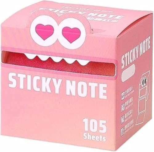 105 Blatt Ausziehbarer Haftnotizblock zum Schreiben, Perlglanz-Notizpapier, Memo-Block, Herausziehbar, Haftnotizen, Farbverlauf, Selbstklebende, Erinnerung an Kühlschränke, Kalender für Schule, Büro 105 Blatt Ausziehbarer Haftnotizblock zum Schreiben, Perlglanz-Notizpapier, Memo-Block, Herausziehbar, Haftnotizen, Farbverlauf, Selbstklebende, Erinnerung an Kühlschränke, Kalender für Schule, Büro von Generisch