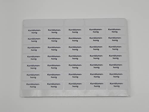 105 St. Sorten-Etiketten -Kornblumenhonig- (3 x35stk) Honigetikett Imker Imkerei (0,05€/STK) Honigglasetiketten Honigetiketten von Generisch