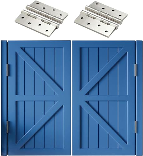106,7 cm blaue Salon-Türen mit Scharnieren und Verbindungsstücken, Massivholz, automatisches Schließen, Stangentüren für Küche, Bad, Speisekammer und Aufbewahrung, stilvoll und Design 106,7 cm blaue Salon-Türen mit Scharnieren und Verbindungsstücken, Massivholz, automatisches Schließen, Stangentüren für Küche, Bad, Speisekammer und Aufbewahrung, stilvoll und Design von Generisch