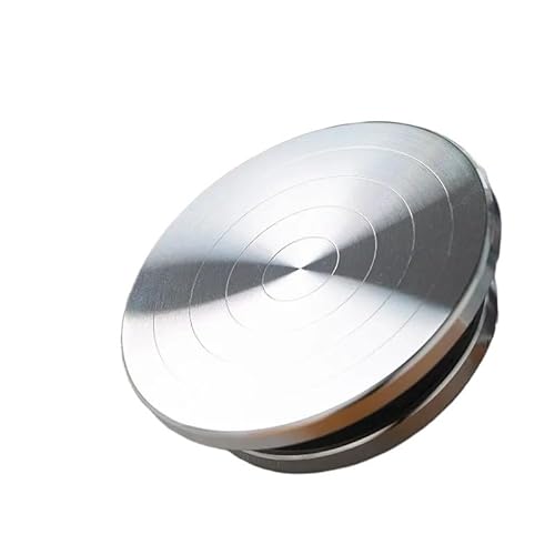 11–30 cm große Töpferscheibe aus Aluminiumlegierung, Drehteller für Keramik-Modellierung und Kuchendekoration, doppelseitig, drehbar, ideal für Töpferkunst und Bastelarbeiten (30 cm) von Generisch
