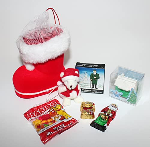 Generisch 110610 Geschenk Set Nikolaus Stiefel 10cm gefüllt Erwachsene Nikolausstiefel Geschenkidee Generisch 110610 Geschenk Set Nikolaus Stiefel 10cm gefüllt Erwachsene Nikolausstiefel Geschenkidee von Generisch