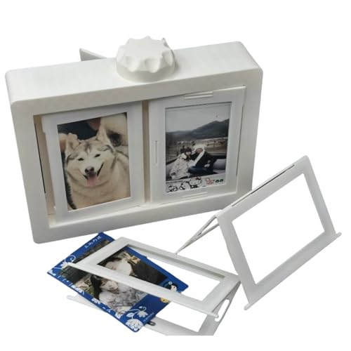 12-Card Holder Rotating Photo Album,Photo Rotating Page-Turning Ornaments,Picture Hand Crank Page Turners,Table Decoration for Friends Family Couple 12-Card Holder Rotating Photo Album,Photo Rotating Page-Turning Ornaments,Picture Hand Crank Page Turners,Table Decoration for Friends Family Couple von Generisch