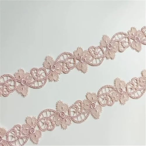 12 Meter hohles Blumenband DIY Spitze Kleidung Zubehör für Kleidung BH Rock Beige 12 Meter von Generisch