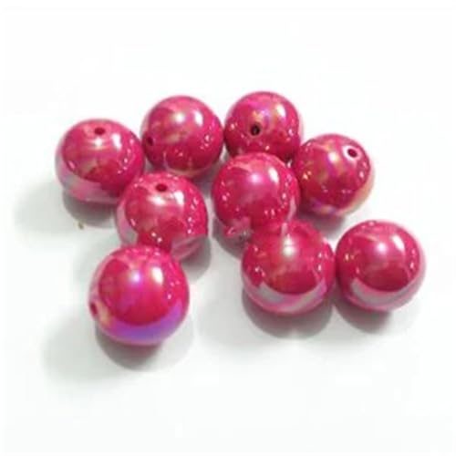 12 mm, 500 Stück/Beutel, 20 mm, 100 Stück/plattiert, solide Perlen für klobige Schmuckherstellung, DIY, Handwerk, Hotpnnrk, 12 mm, 500 Stück pro Beutel von Generisch