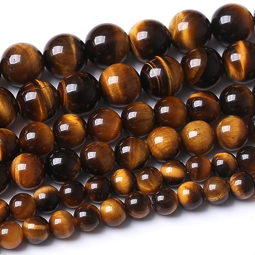 12 mm gelbe Tigerauge, runde lose Perlen, natürliche Edelsteinperlen, Kristallperlen für Schmuckherstellung, DIY, Armband, Halskette 12 mm gelbe Tigerauge, runde lose Perlen, natürliche Edelsteinperlen, Kristallperlen für Schmuckherstellung, DIY, Armband, Halskette von Generisch