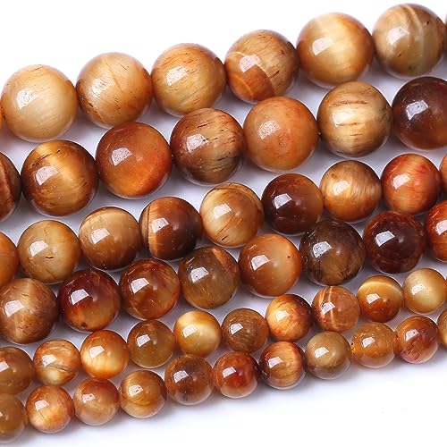 12 mm warme Sonnenfarben, Tigerauge, runde lose Perlen, natürliche Edelsteinperlen, Kristallperlen für Schmuckherstellung, DIY, Armband, Halskette 12 mm warme Sonnenfarben, Tigerauge, runde lose Perlen, natürliche Edelsteinperlen, Kristallperlen für Schmuckherstellung, DIY, Armband, Halskette von Generisch