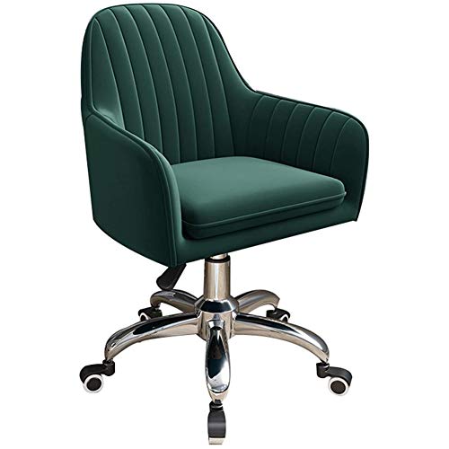 1207 Ergonomischer Schreibtischstuhl für Zuhause, Büro, Samtstoff, Lendenwirbelstütze, verstellbare Hebe- und Drehfunktion 1207 Ergonomischer Schreibtischstuhl für Zuhause, Büro, Samtstoff, Lendenwirbelstütze, verstellbare Hebe- und Drehfunktion von Generisch
