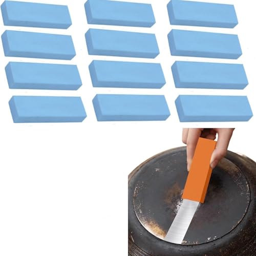 12er-Pack Entkalkungsradierer, Reinigungsradierer zum Entfernen von Rost und Kalk, entfernt effektiv Rost und Kalk, reinigt Ihr Zuhause gründlich, geeignet für Töpfe, Accessoires, Metalle und Besteck von Generisch