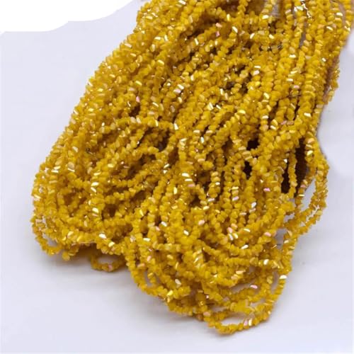 130 Stück 2 mm Kristallglas-Rocailles für DIY-Schmuckherstellung, Ohrringe und Halsketten-Handarbeiten 130 Stück 2 mm Kristallglas-Rocailles für DIY-Schmuckherstellung, Ohrringe und Halsketten-Handarbeiten von Generisch