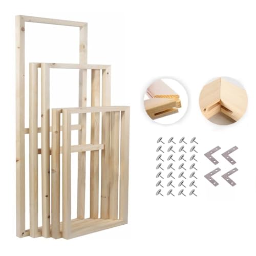 140 cm unlackierter Holz-Bilderrahmen – DIY-Leinwand-Keilrahmen für Ölgemälde und Posterdrucke – perfekt für Kunst-Displays, Heimdekoration und Bastelprojekte 140 cm unlackierter Holz-Bilderrahmen – DIY-Leinwand-Keilrahmen für Ölgemälde und Posterdrucke – perfekt für Kunst-Displays, Heimdekoration und Bastelprojekte von Generisch