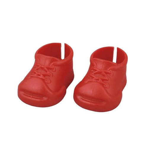 15/17cm Puppenschuhe, Kunststoff Mini Finger Schuhe Kleidung Zubehör mit Puppenzubehör Kompatibel mit 6,9 Zoll Blind Box Puppen 15/17cm Puppenschuhe, Kunststoff Mini Finger Schuhe Kleidung Zubehör mit Puppenzubehör Kompatibel mit 6,9 Zoll Blind Box Puppen von Generisch