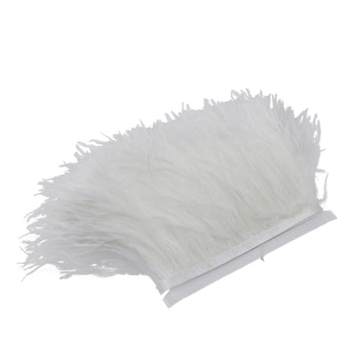 15–18 cm Straußenfederborten Fransen Straußenfedern Besatz Band für Hochzeit Rock Nähen Dekorative Bleichmittel Weiß 8-10 cm 15–18 cm Straußenfederborten Fransen Straußenfedern Besatz Band für Hochzeit Rock Nähen Dekorative Bleichmittel Weiß 8-10 cm von Generisch