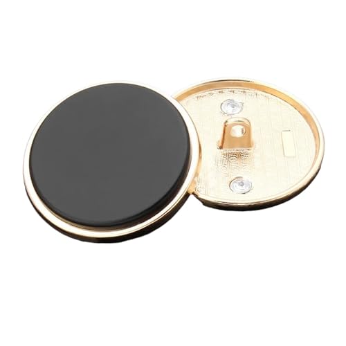 15–28 mm schwarze Metallknöpfe für Jacken, Damenhemden, Strickjacken, Nähen, Handarbeiten, Scrapbooking(5pcs 20mm) von Generisch