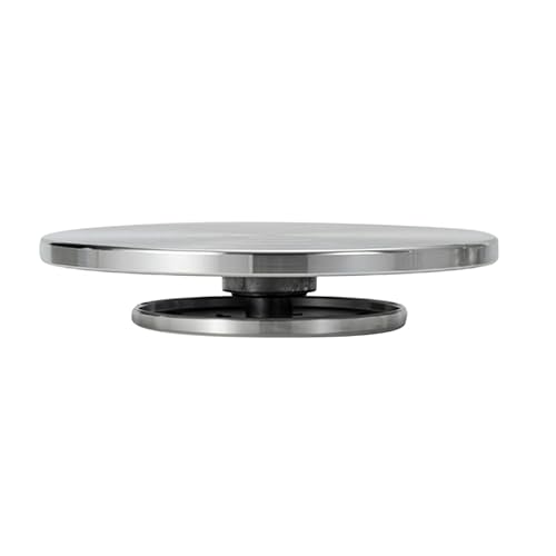 15–30 cm Töpferscheiben-Drehteller – doppelseitiger Aluminium-Töpfer-Drehteller für Keramik-Ton-Modellierung und faule Drehwerkzeuge (25 cm) – ideal für Künstler und Hobbyisten von Generisch