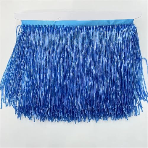 15 cm breite Fransenquaste Quasten Trim Spitze für DIY Zubehör Heimtextilien Tanzband Seeblau 4,5 m 15 cm breite Fransenquaste Quasten Trim Spitze für DIY Zubehör Heimtextilien Tanzband Seeblau 4,5 m von Generisch