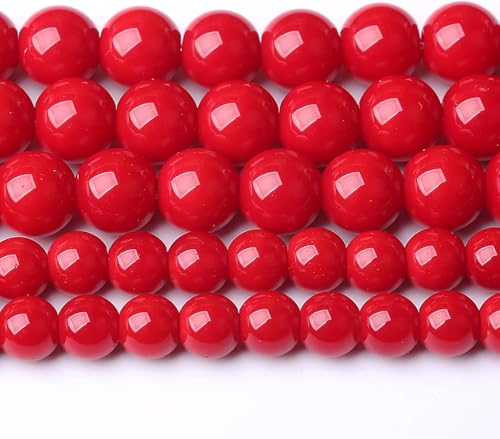 160 Stück 4 mm rote Glasperlen für Schmuckherstellung, DIY, Armband, Halskette 160 Stück 4 mm rote Glasperlen für Schmuckherstellung, DIY, Armband, Halskette von Generisch