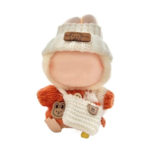 17 cm Puppenkleidung – Kawaii-Chic-Stil für 17 cm große Puppen, niedliche Kleidung für Puppen, einzigartiger Stil, Puppenkleidung geeignet für 17 cm Puppenzubehör-Set, 1 Pullover + 1 Tasche + 1 Kapuze 17 cm Puppenkleidung – Kawaii-Chic-Stil für 17 cm große Puppen, niedliche Kleidung für Puppen, einzigartiger Stil, Puppenkleidung geeignet für 17 cm Puppenzubehör-Set, 1 Pullover + 1 Tasche + 1 Kapuze von Generisch
