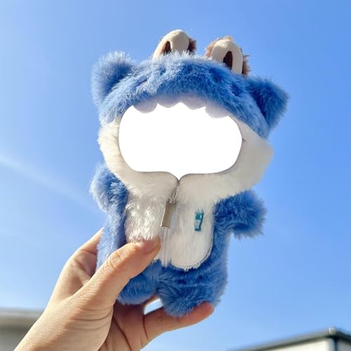 17cm Niedliche Hai-Kleidung für Labubu, Outfit für Labubu Puppe, Kostüme kompatibel mit 17cm Puppen, Persönlichkeit liebenswerte Puppen Kleidung Zubehör (Keine Puppe) (#A) von Generisch